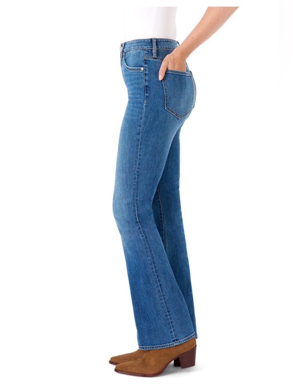 Seven Premium Brand High Rise Bootcut Jeans in a dark wash denim women's size 12